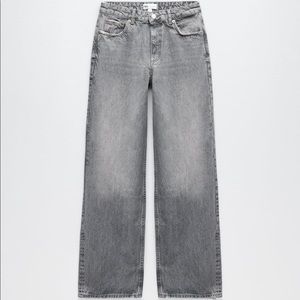 NWT Zara Super Wide Leg full length jeans size 38 | 6